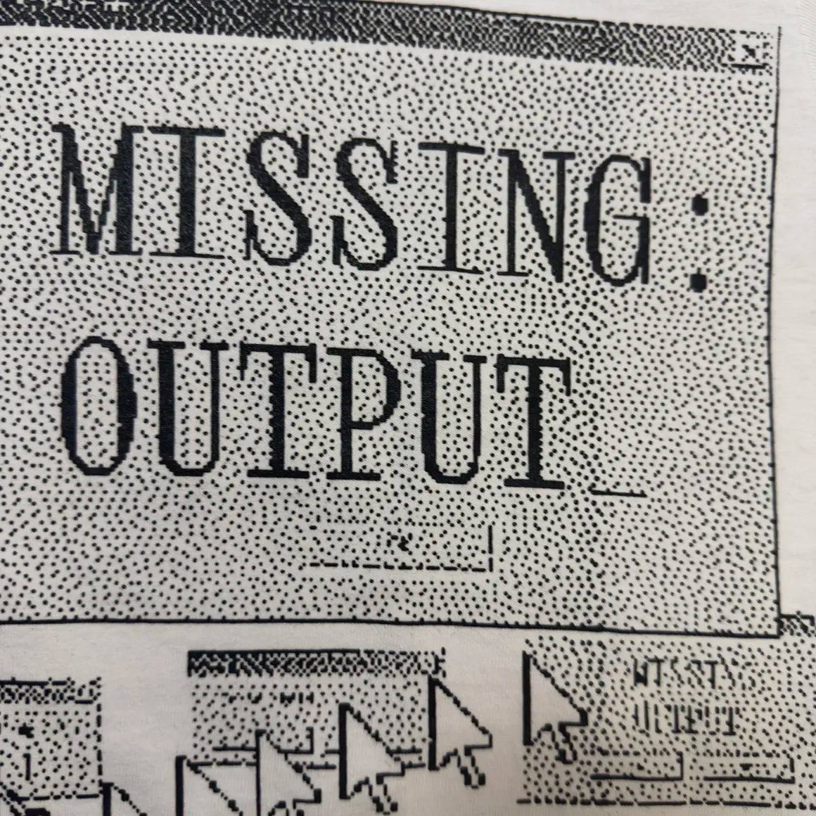 Output Pop-ups Tee